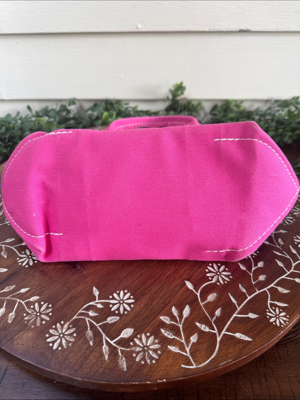 Vtg. L.L. Bean Heart Mini Tote - Picture 5 of 5